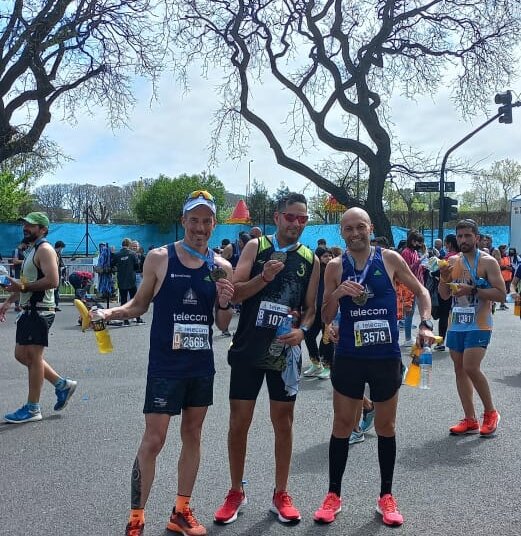 Comisso, Mozo, Coutteret y Barrientos corrieron la Maratón de Buenos Aires