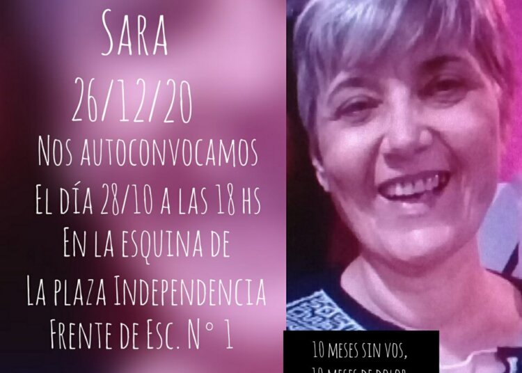 Convocan a una nueva marcha para pedir justicia por Sara