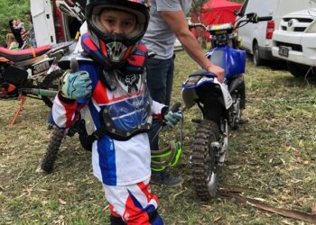 Valentino Parente subió al podio en Ayacucho en Minicross