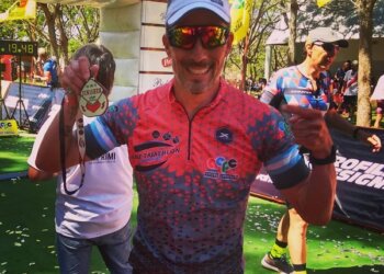 Mariano Comisso culminó 280 en la general del Medio Aironman
