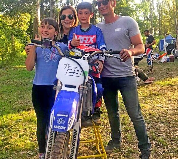 Valentino Parente subió al podio en Ayacucho en Minicross