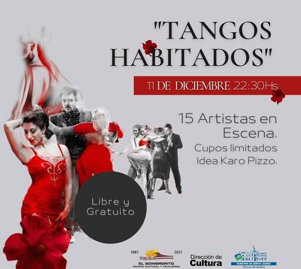 El próximo 11 de diciembre se viene el espectáculo «Tangos Habitados»