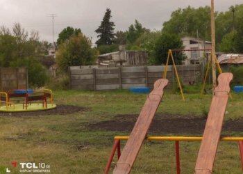 Continúan las obras en la construcción de la Plazoleta del Barrio José Hernández