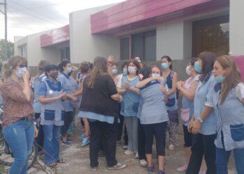 Se realizó un abrazo al jardín de infantes 901