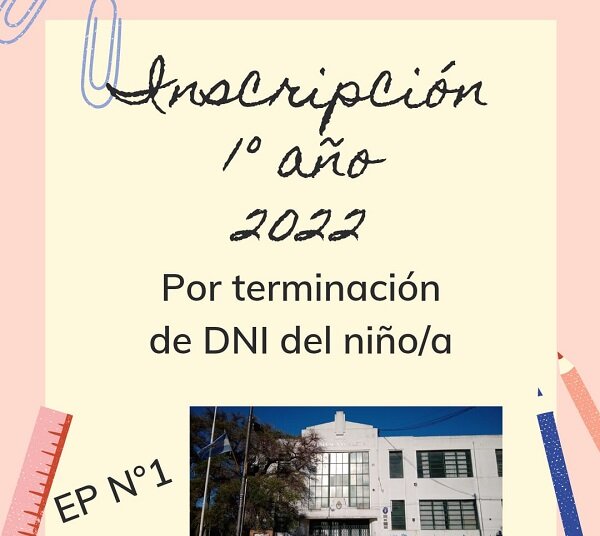 La EP1 abrió la inscripción para el año 2022, días y horarios