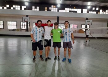 Agustín Bellusci fue el campeón del Circuito Rojinegro de Badmintón