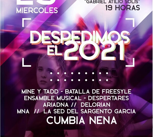El Municipio despide el año con varios espectáculos musicales en el predio del polideportivo