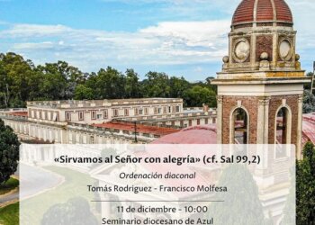 Se realiza la Ordenación Diaconal en Azul