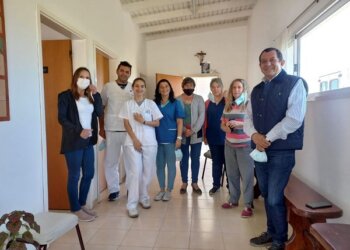 EI Intendente Julio Cesar Marini visitó la comunidad de Tedin Uriburu