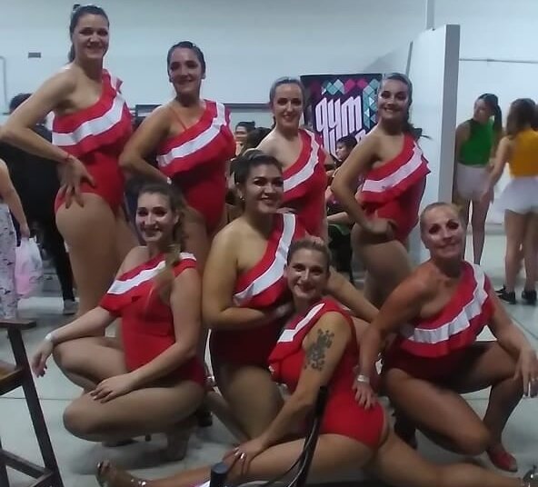 Torneo Nacional de Gym On Stage, el grupo de Tandil campeón con Olga Pandelés en sus filas