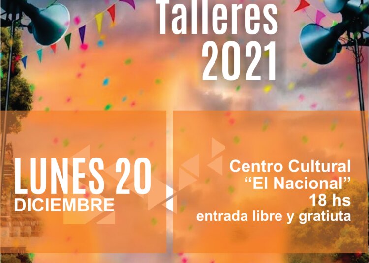 Hoy se realiza el cierre de los Talleres de la Dirección de Cultura