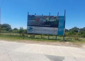 Continúan las tareas de reconstrucción de losas de hormigón en la ruta provincial 80