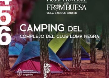 Camping gratuito para la Fiesta Provincial de la Frambuesa
