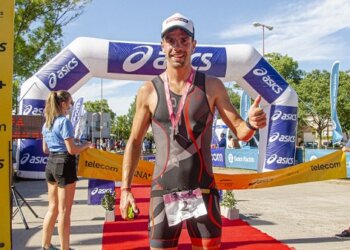Mateo Bustos y Brenda Rosso, los destacados en el Triatlón de Azul