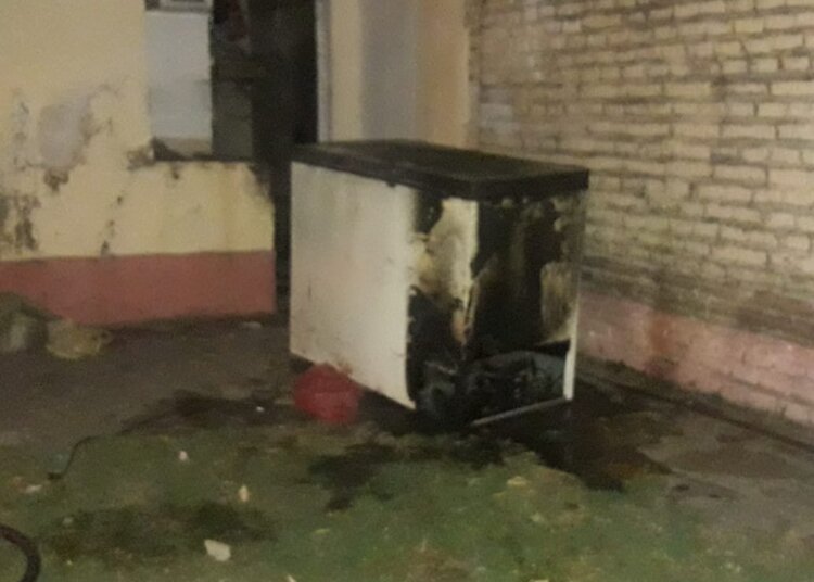 Un principio de incendio se registró esta madrugada en un vivienda