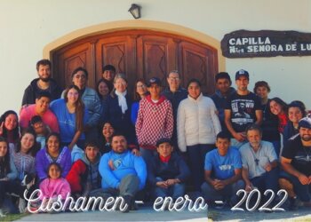 El grupo misionero “Epuyen” estuvo misionando en la localidad de Cushamen