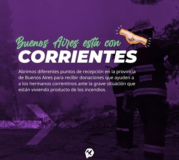 En Juárez la Juventud Radical se suma a la Campaña «Ayudemos a Corrientes»