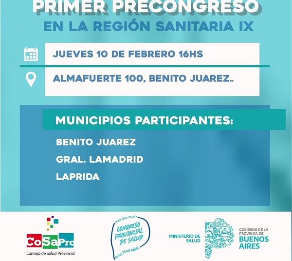 Se realiza el Primer PreCongreso desde las 16 horas en nuestra ciudad