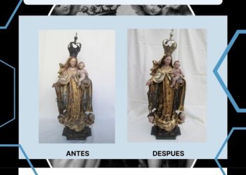 Restauración de la pieza Museal de la Imágen de la Virgen del Carmen
