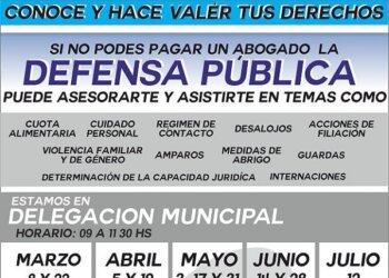 Vuelve la atención de la Defensoría Pública a Barker