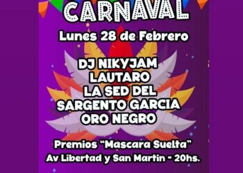 Comienza hoy el Baile de Carnaval, música, disfraces y muchos premios