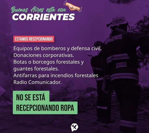 En Juárez la Juventud Radical se suma a la Campaña «Ayudemos a Corrientes»
