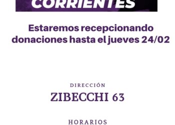 En Juárez la Juventud Radical se suma a la Campaña «Ayudemos a Corrientes»