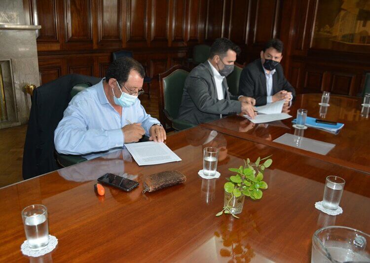 Se firmó el convenio marco y especifico para la ejecución de la obra de Media Tensión