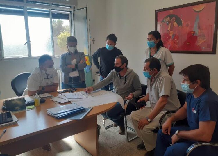 Continuan las obras en el Hospital juarense