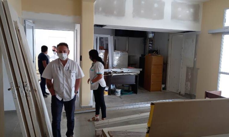 Continuan las obras en el Hospital juarense