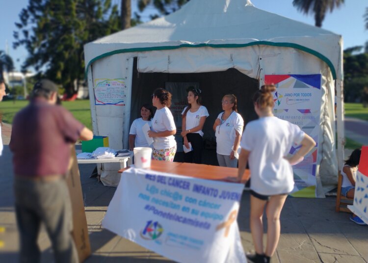 «Jano» convocó a gran cantidad de personas en la plaza céntrica