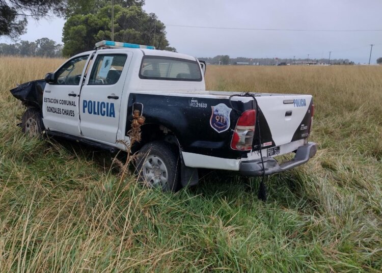 Parte policial sobre accidente en ruta 3