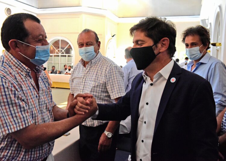 El Intendente Julio Marini acompañó al Gobernador Kicillof y demás funcionarios en su visita a la ciudad de Tandil