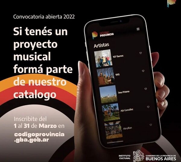 Código Provincia reabre su convocatoria a músicos bonaerenses