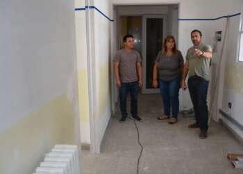 Marita Ricci recorrió obras de infraestructura
