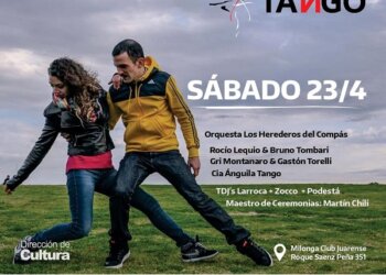 Juárez será sede del lanzamiento del programa «Abrazados por el Tango»