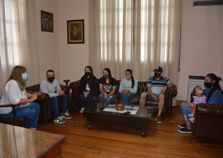 La intendente interina Marita Ricci mantuvo varias audiencias en el día de ayer