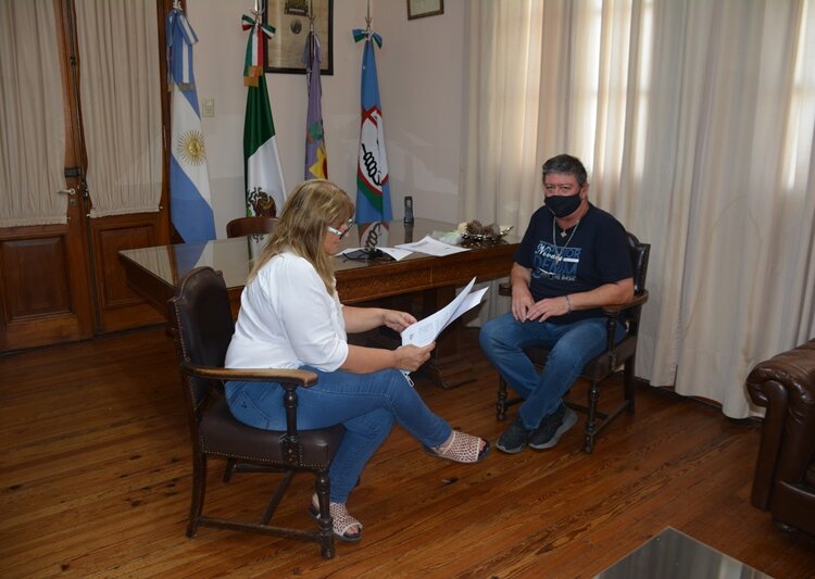 La intendente interina Marita Ricci mantuvo varias audiencias en el día de ayer