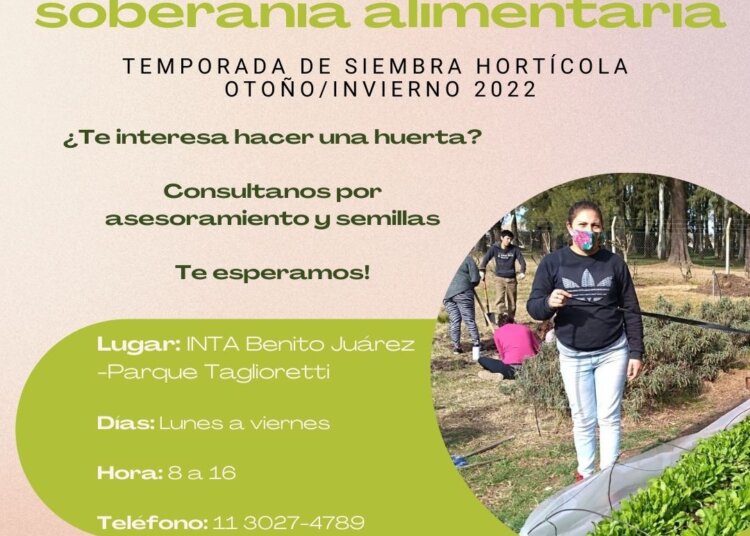 Se realiza la entrega de semillas para huertas familiares