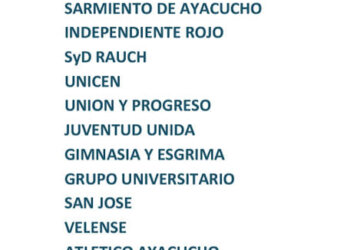 El fixture completo: Argentino y Loma Negra integran la Zona A del Infantil