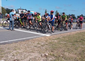 Ciclistas de toda la región se sumaron a la propuesta de la Comisión de Ciclismo