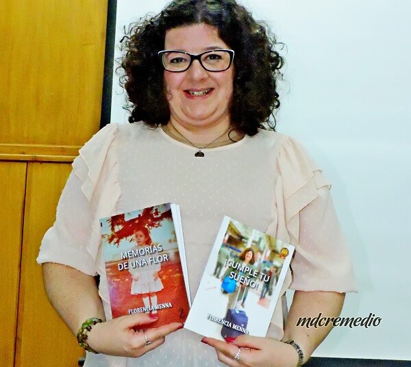 Florencia Menna presentó su best Seller “Cumple tu Sueño” y “Memorias de una Flor”