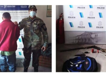 Detuvieron a un hombre y un menor de edad quienes cometían un delito rural