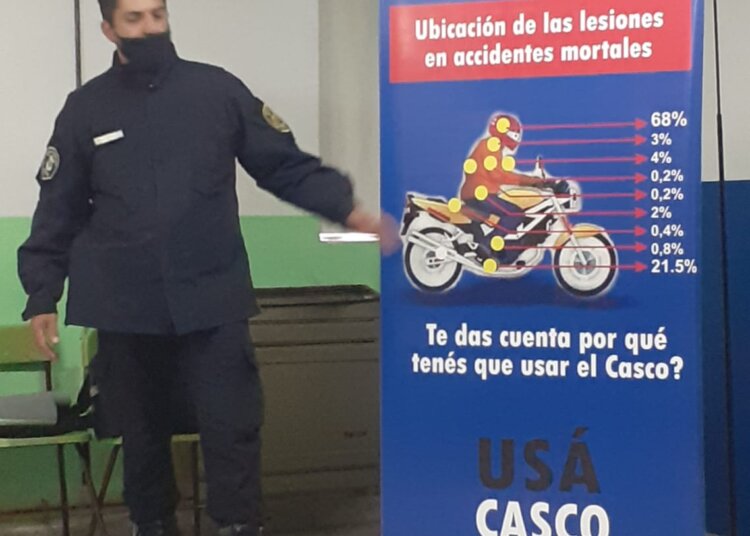 Se realizó una charla de seguridad Víal