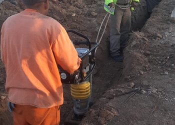 Recambio de cañerías para agua: a buen ritmo avanza la obra