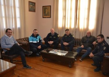 Reunión con autoridades policiales