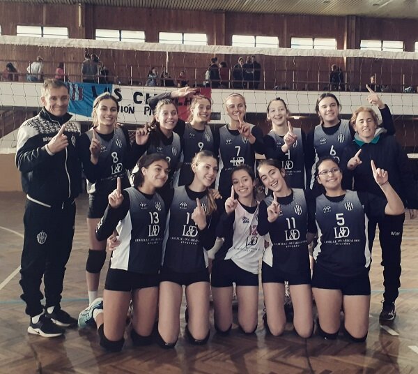 Estudiantes campeón en Sub 16 en Pigue, con Agustina Illia entre las titulares