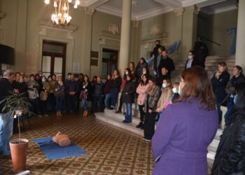 Dio comienzo la capacitación de RCP y uso del desfibrilador en dependencias del municipio