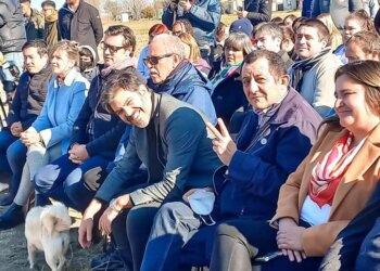 El intendente Marini acompañó al gobernador provincial