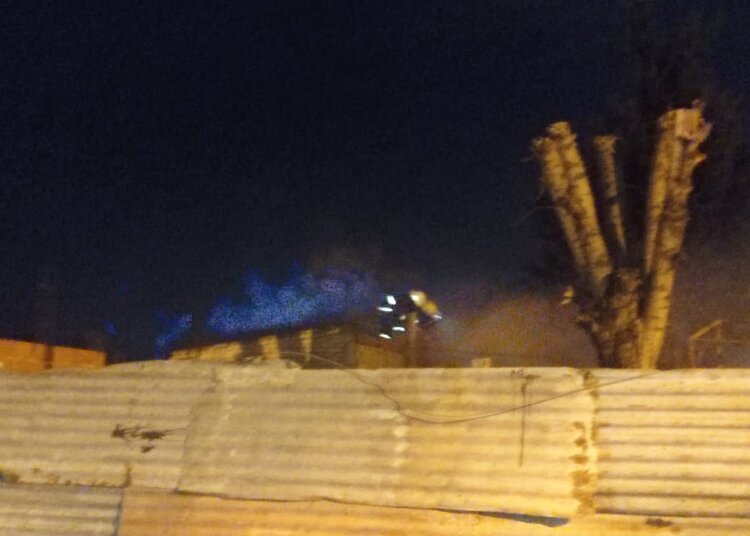 Incendio en una vivienda del Parque Muñoz
